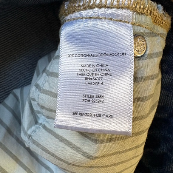 Cabi 100% Boyfriend Jeans Size 2 Distressed Style 5884 - Picture 7 of 10
